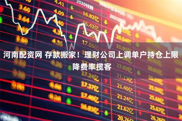 河南配资网 存款搬家！理财公司上调单户持仓上限 降费率揽客